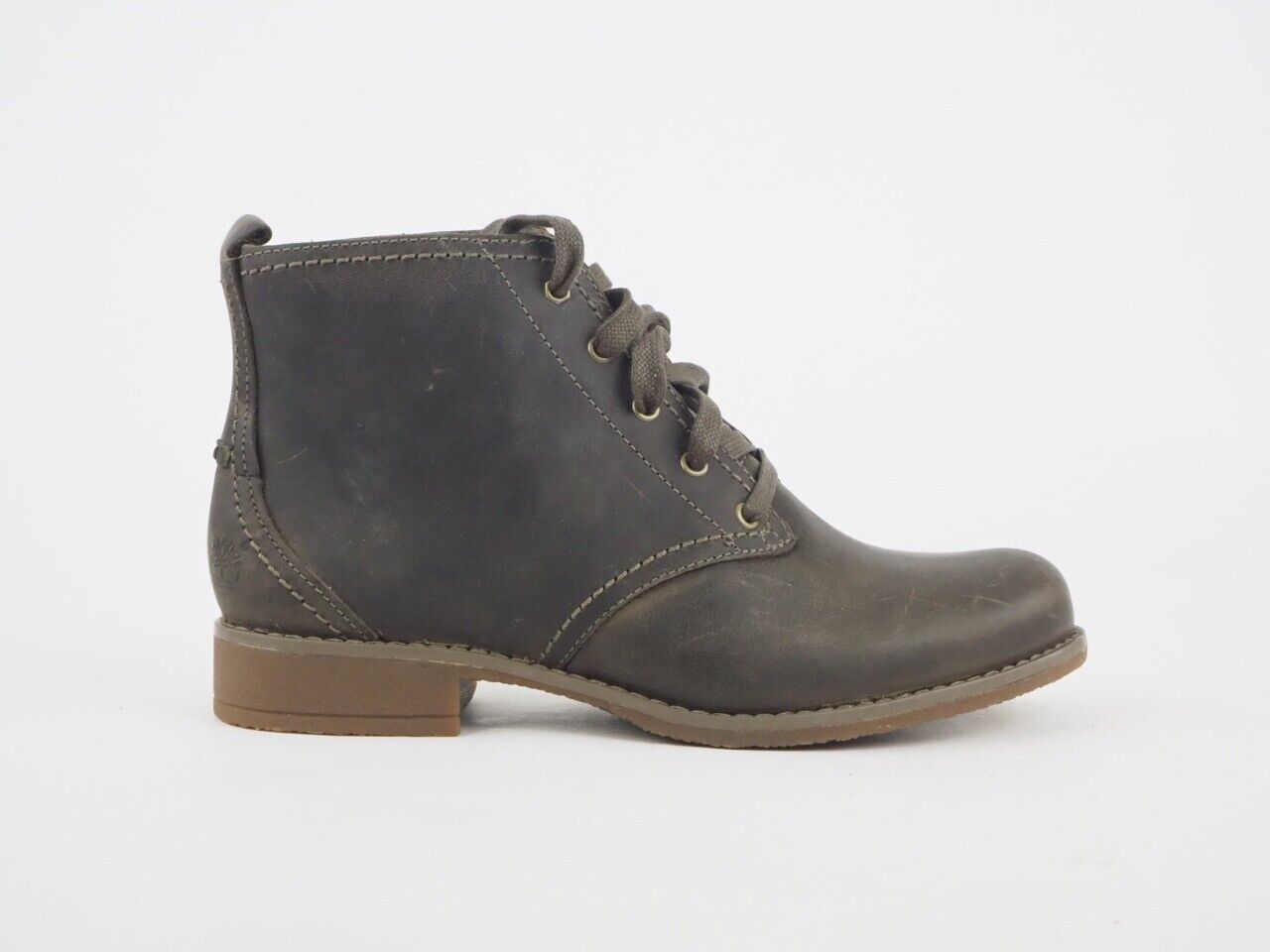 Womens Timberland EK Shoreham 3617R Brown Leather Lace Up Desert Boots