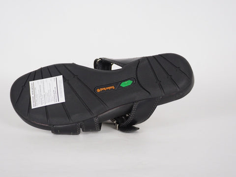 Womens Timberland Pleasant Bay 25636 Black Leather Slippers Summer Flip Flops
