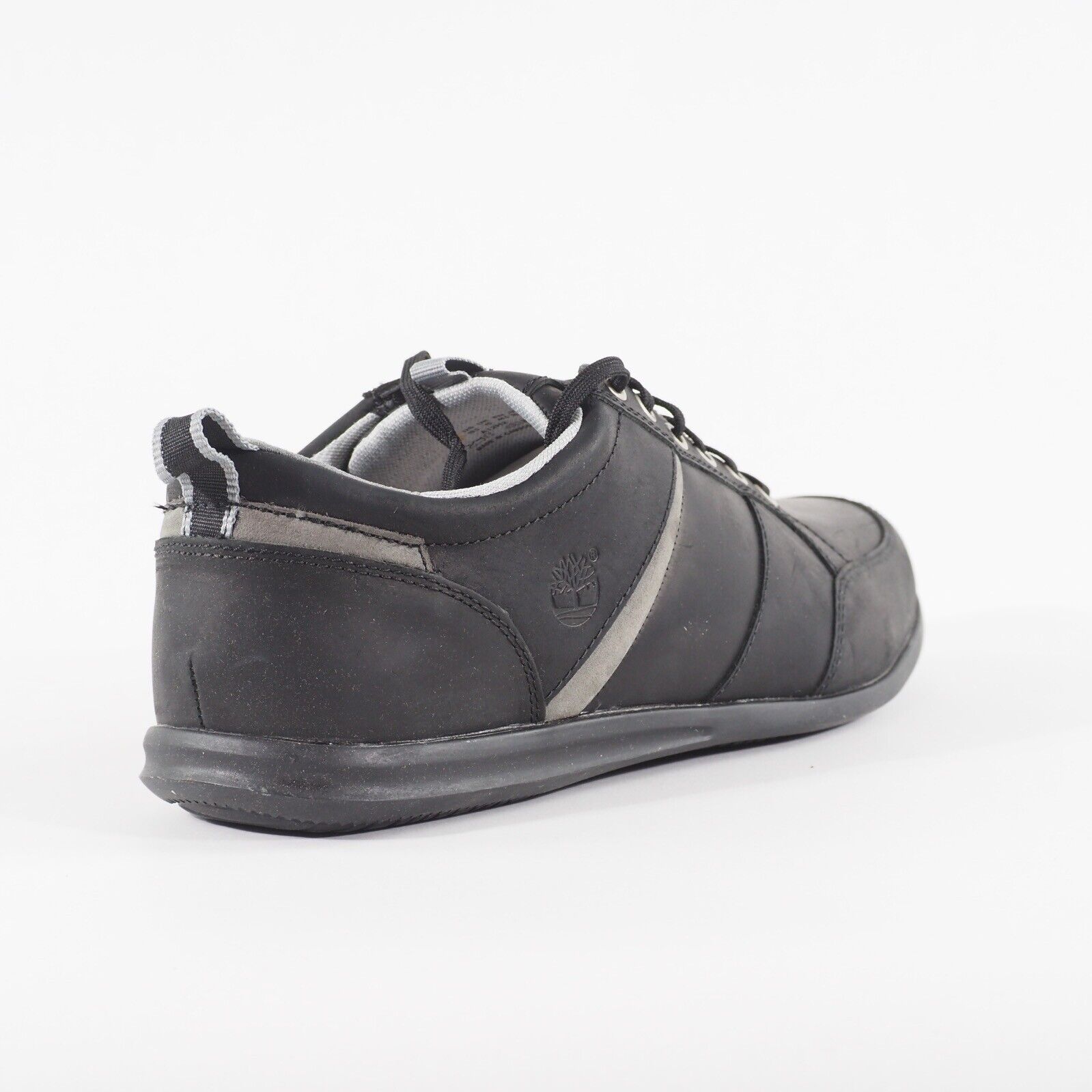 Mens Timberland Burnettsville Oxford Black Leather A12H2 Casual Walking Shoes