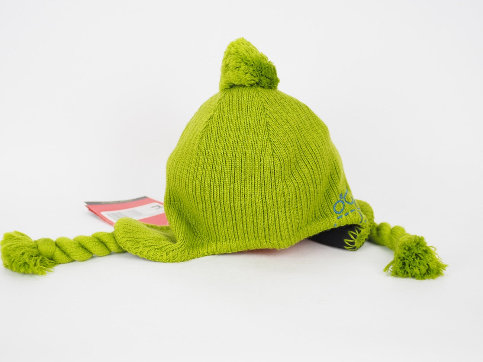 New Jack Wolfskin Womens Stormlock Rope Hat 19249 Winter Bobble Hat Green