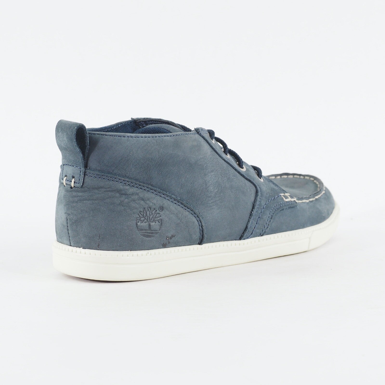 Mens Timberland EK Newmarket Chukka 6436A Dark Blue Leather Lace Up Casual Boots