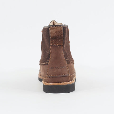 Mens Timberland Abington 7 Eyed 82582 Medium Brown Leather Lace Up Casual Boots