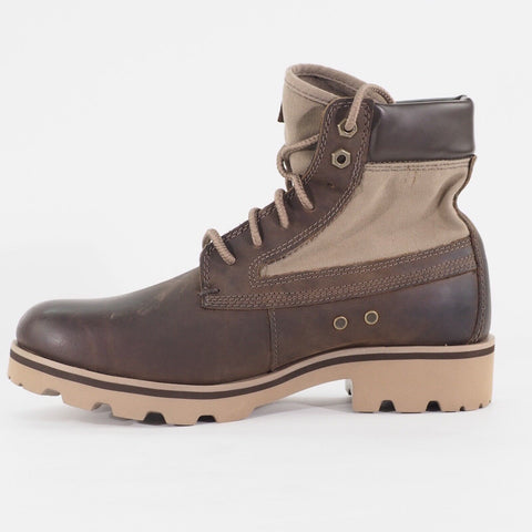 Mens Timberland Raw Tribe Taupe A283X Brown Leather Lace Up Casual Walking Boots