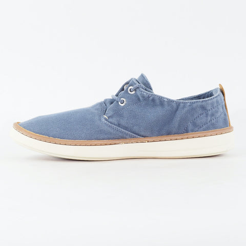 Womens Timberland Hookset Handcraft 8429R Medium Blue Canvas Lace Casual Shoes