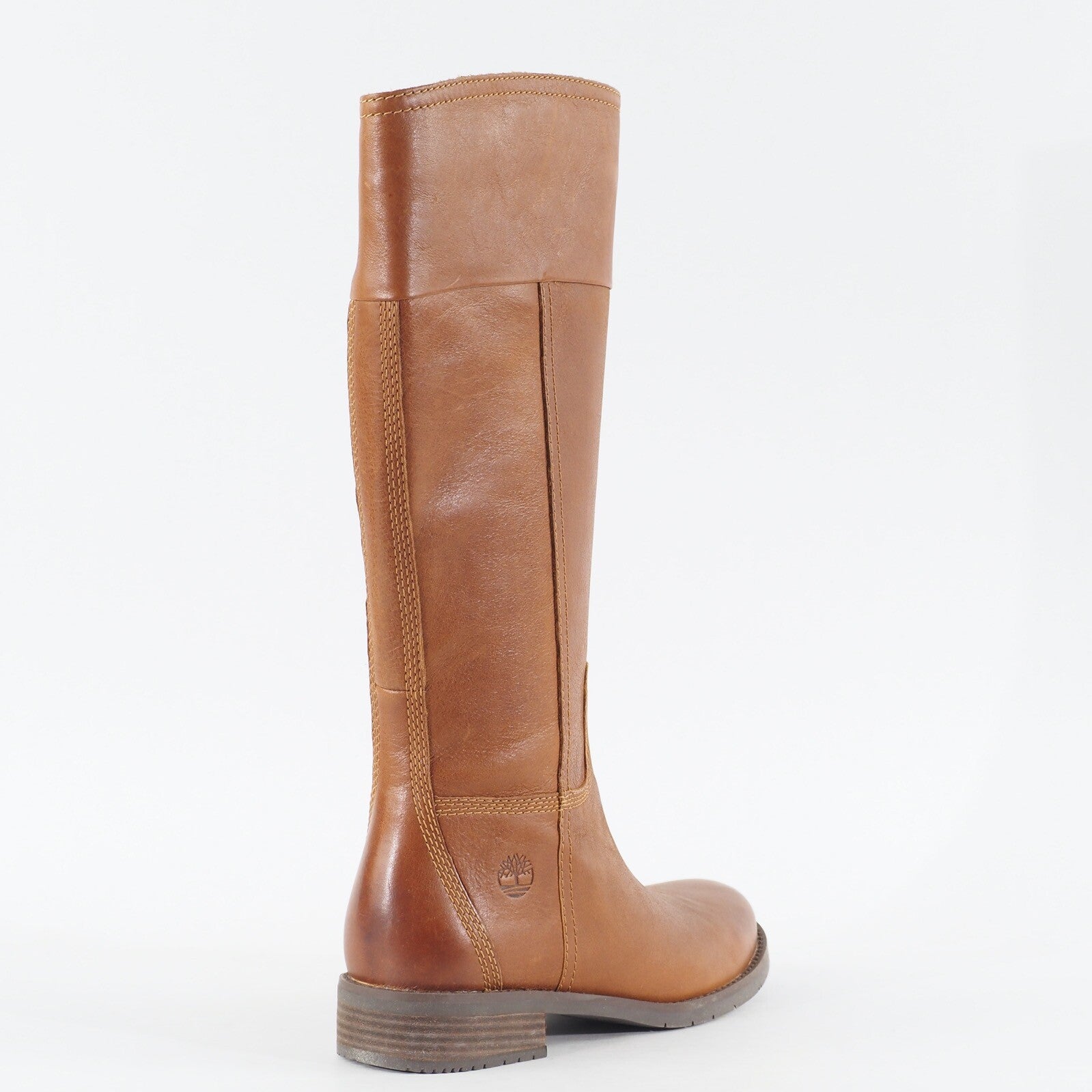 Womens Timberland Venice Park Tall A1IZ7 Tan Leather Zip Up Casual High Boots