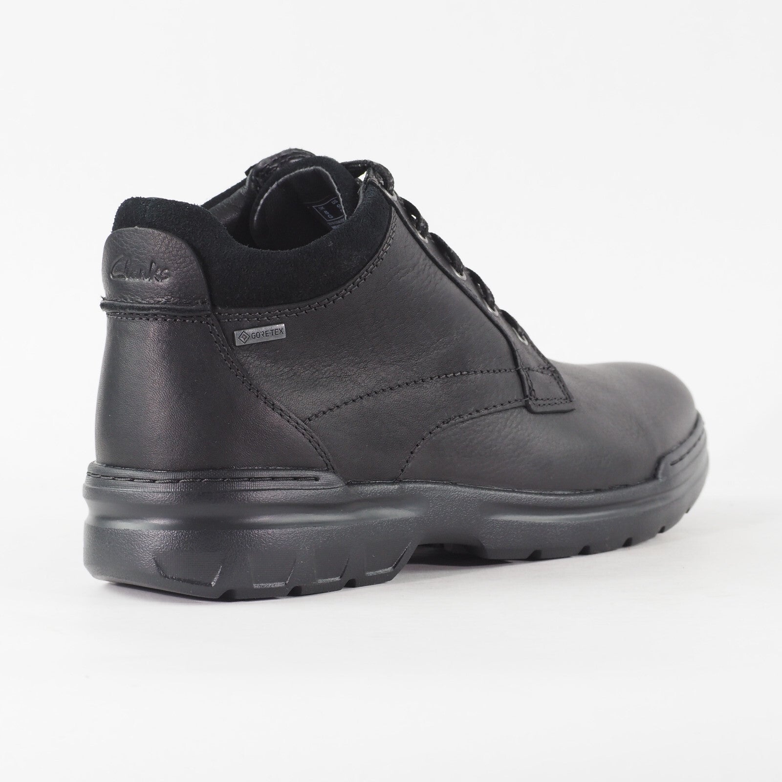 Mens Clarks Rockie 2 Gore Tex 21621 H Black Leather Walking Light Chukka Boots