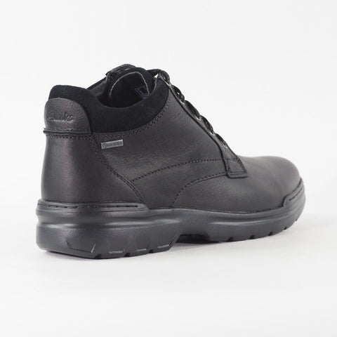 Mens Clarks Rockie 2 Gore Tex 21621 H Black Leather Walking Light Chukka Boots