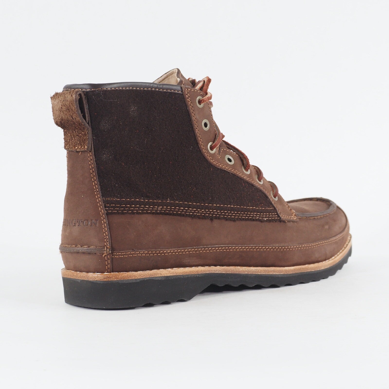 Mens Timberland Abington 7 Eyed 82582 Medium Brown Leather Lace Up Casual Boots