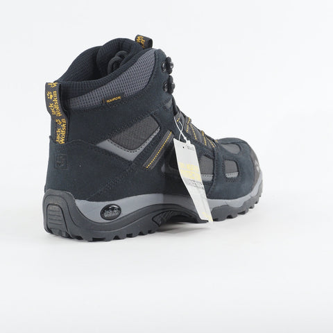 Mens Jack Wolfskin Vojo Hike 2 Texapore Black Leather Walking Waterproof Boots