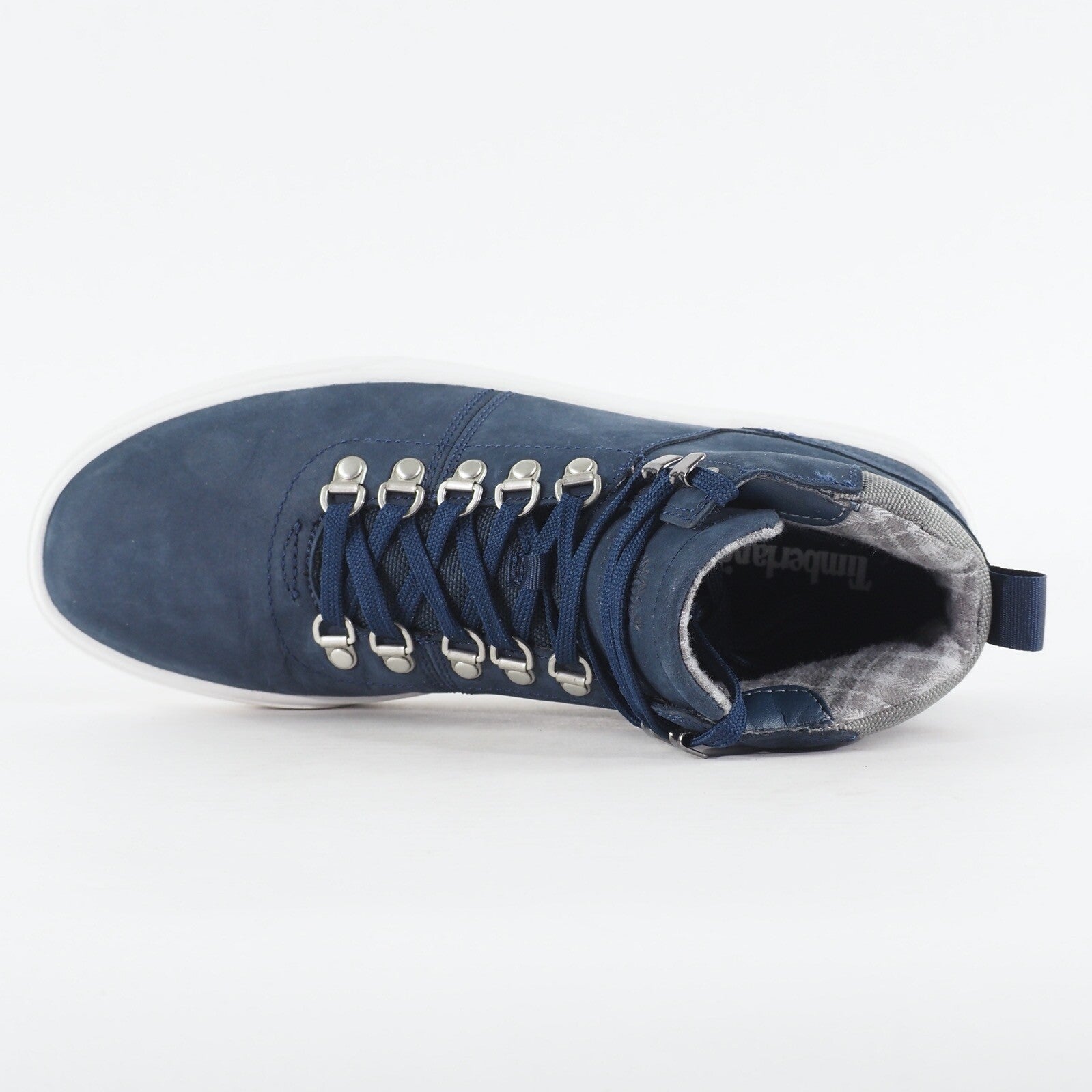 Mens Timberland Groveton Hiker A113Y Navy Blue Lace Up Walking Casual Boots 