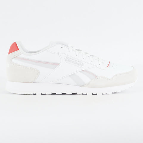 Mens Reebok CL Harman Run GY9698 White Leather Lace Up Casual Walking Trainers