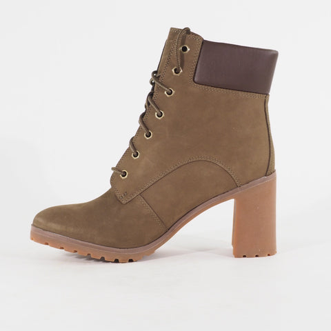 Womens Timberland 6 Inch Premium A1TMV Brown Leather Lace Casual Walking Boots