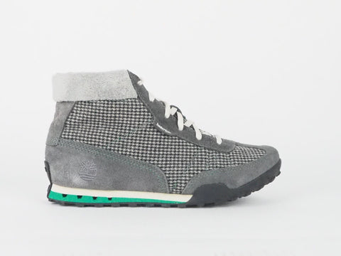 Womens Timberland Earthkeepers Greeley Mid 5760A Grey Leather Tweed Boots
