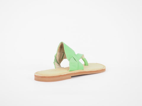Womens Timberland EK 8166B Light Green Leather Light Summer Thongs Flip Flops