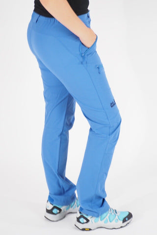 Womens Jack Wolfskin Activate 1501481 Peacock Blue Windproof Hiking Trousers