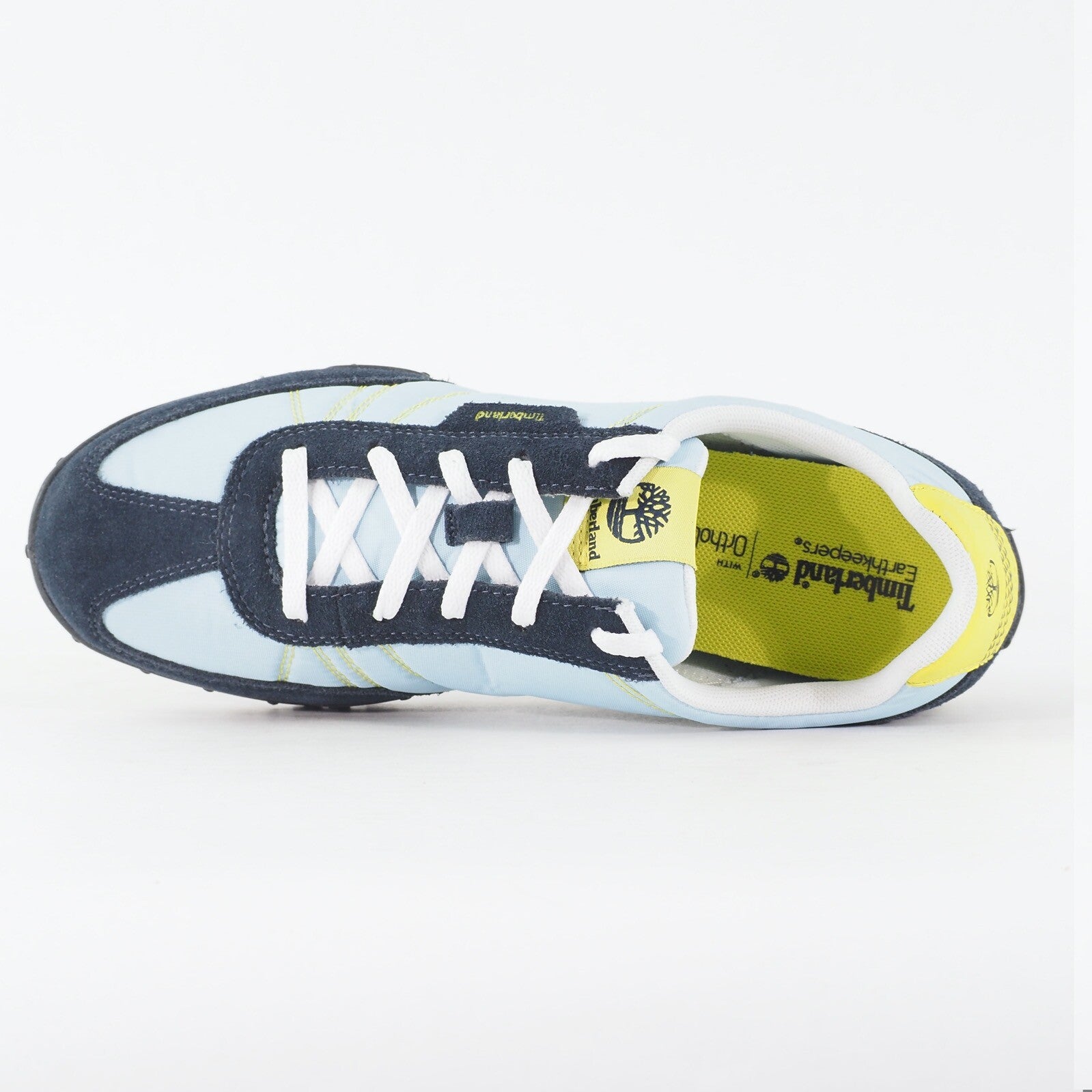 Womens Timberland Greeley 5700A Light Blue / Navy Leather / Fabric Low Trainers