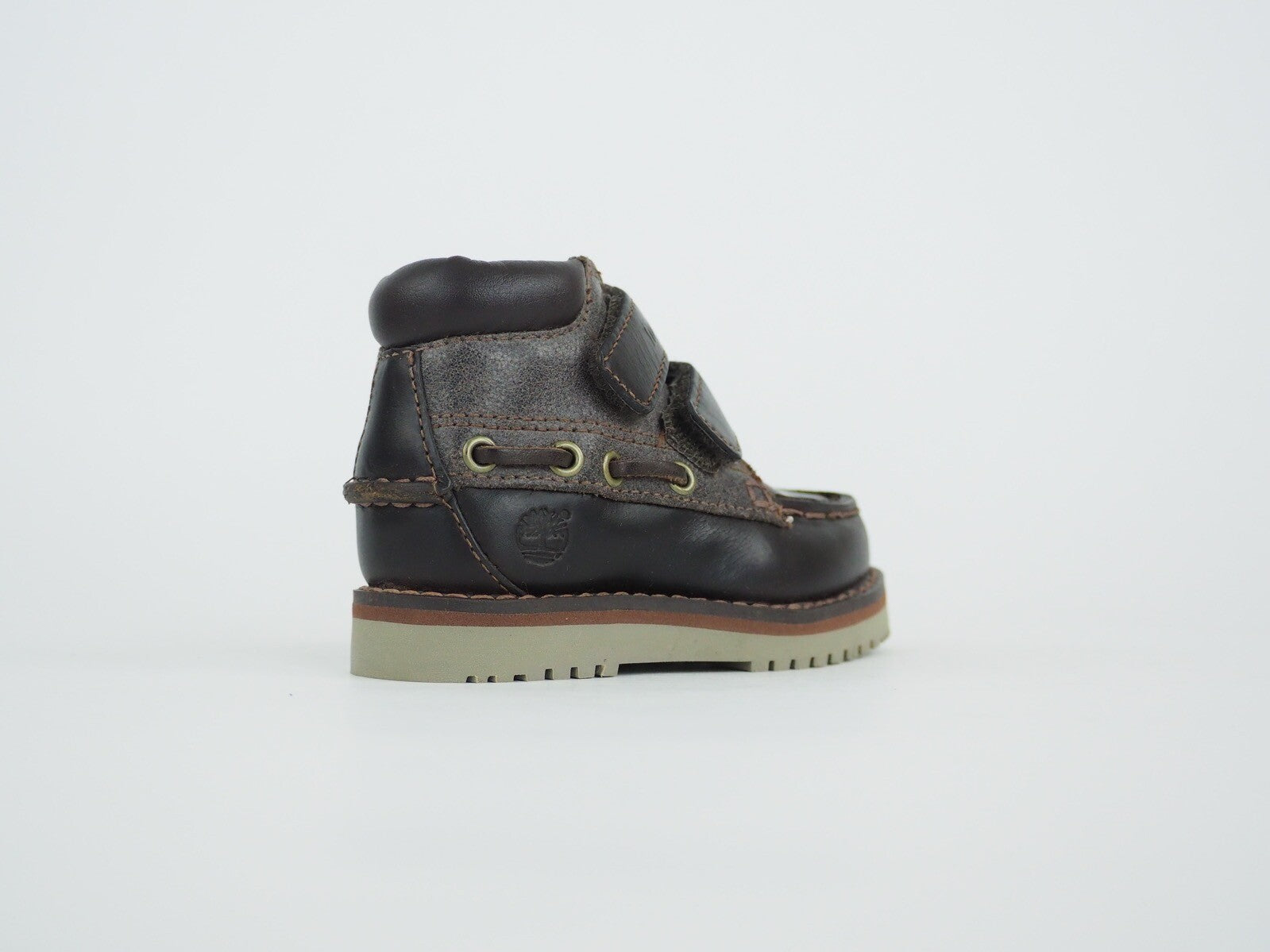 Toddlers Timberland Milville 39887 Dark Brown Leather 2 Strap Chukka Boots