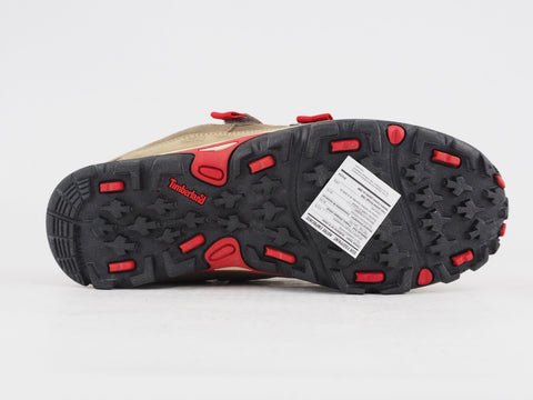 Juniors Timberland Hypetrail 59928 Beige Leather Walking Hiking Waterproof Shoes