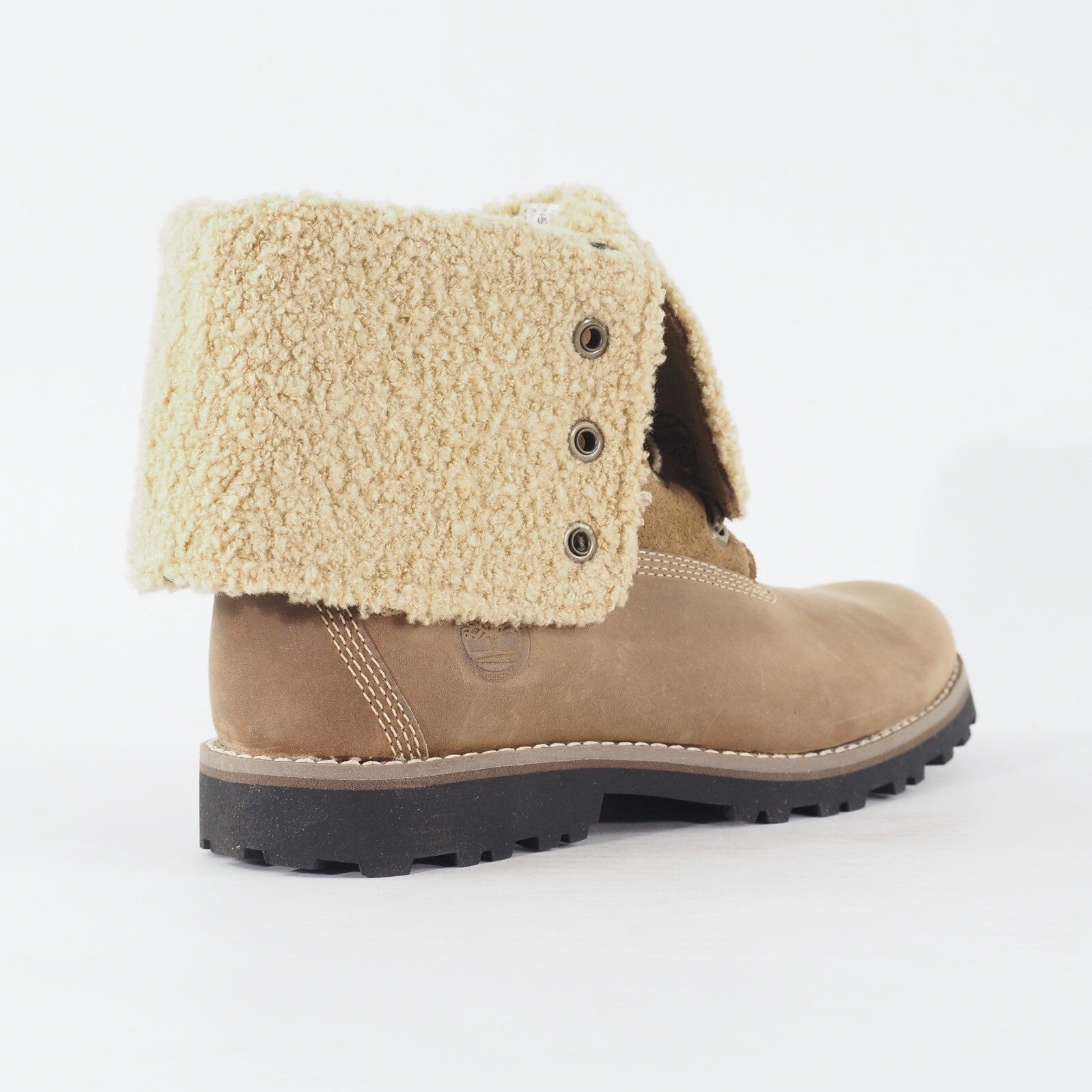 Juiniors Timberland Authentic 6 Inch 18901 Brown Leather Lace Up Casual Boots  