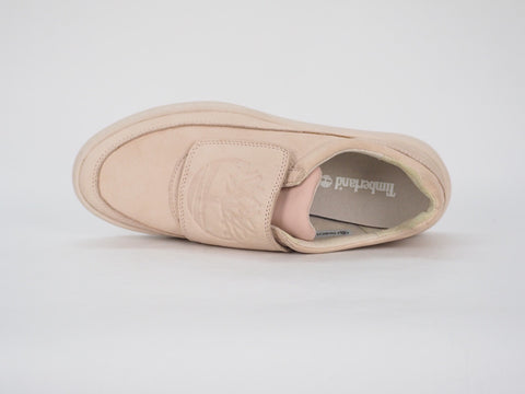 Womens Timberland Ruby Ann A22WN Light Pink Leather Casual Slip On Trainers UK 5