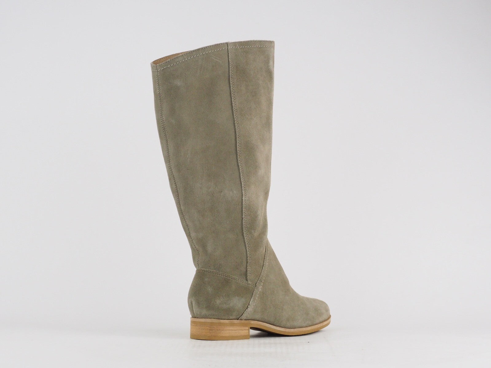 Womens Timberland Rangeley 8124R Light Olive Leather Casual Pull On Tall Boots