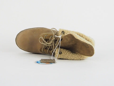 Womens Timberland Authentics 6 Inch 18901 Brown Leather Lace Up Chukka Boots