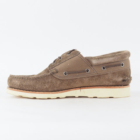 Mens Timberland Abington 3 Eye 81529 Olive Leather Lace Up Casual Walking Shoes