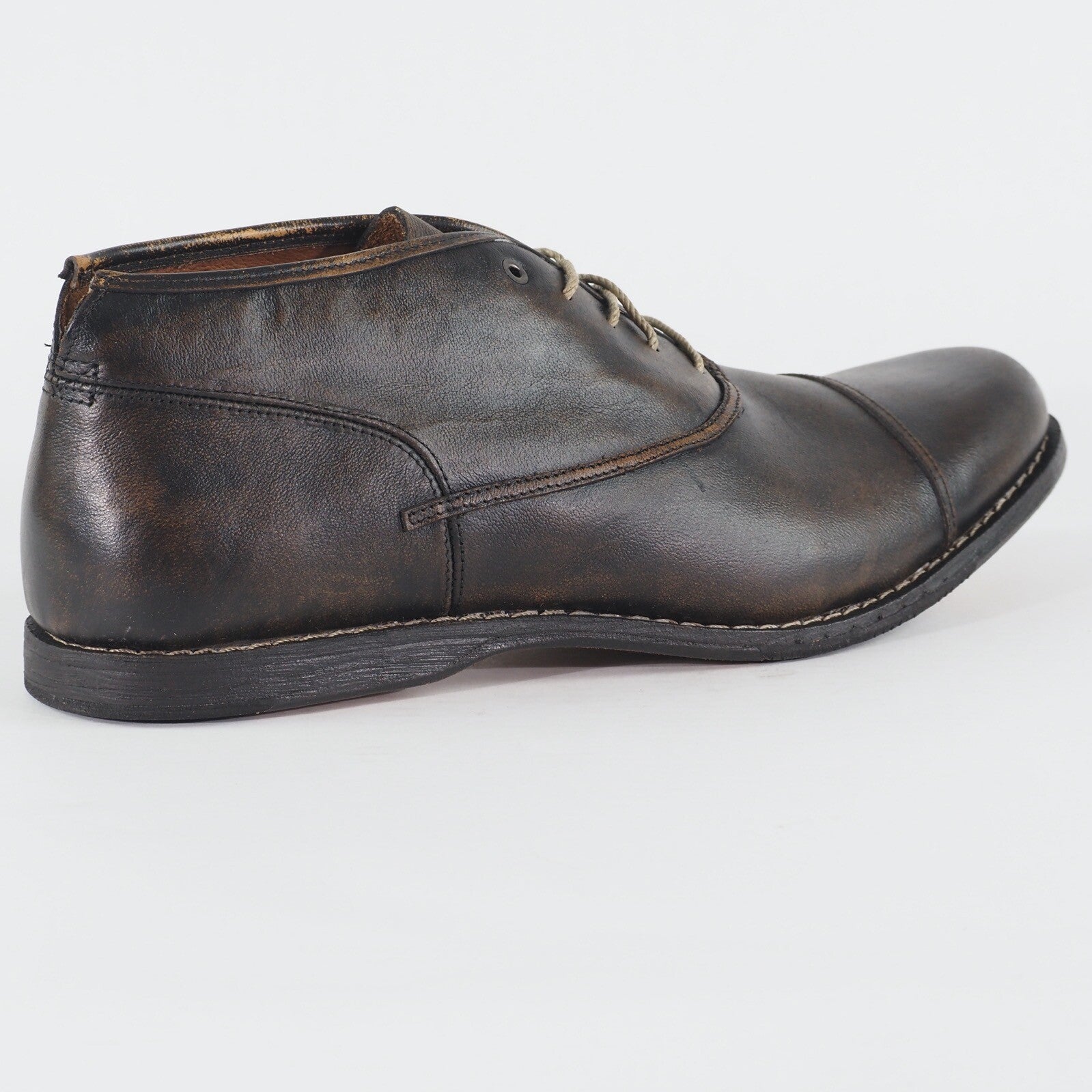 Mens Timberland CNT PNE CAB 76527 Black  Leather Lace Up Casual Chukka Boots