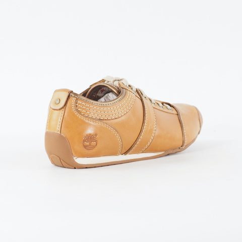 Womens Timberland Jovana Ox 21642 Wheat Leather Lace Up Low Top Casual Shoes
