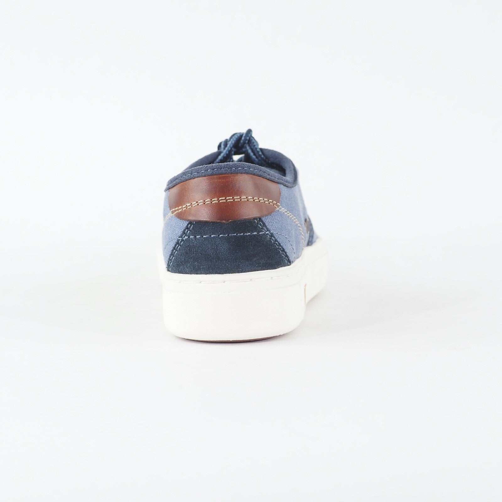 Womens Timberland Amherst Oxford A15PO Medium Blue Canvas Lace Up Casual Shoes