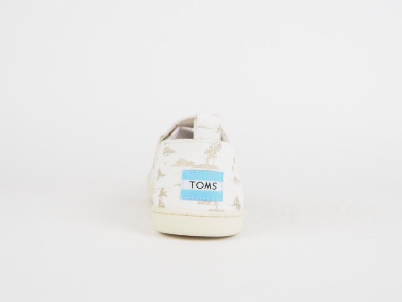 Womens Toms Deconstructed Alpargata White Gold Flats Slip On Trainers Uk 3.5