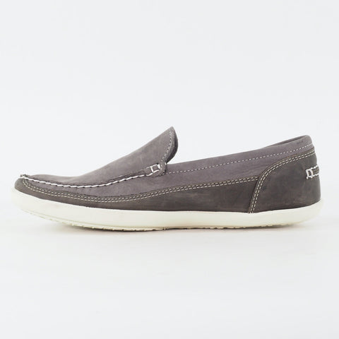 Mens Timberland Earthkeepers Heritage A1413 Grey Leather Slip On Boat Shoes