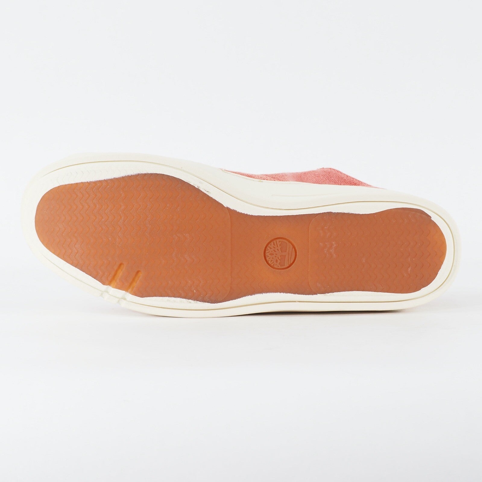 Mens Timberland Hoksthand Oxford 9336B Pale Red Canvas Lace Up Casual Shoes