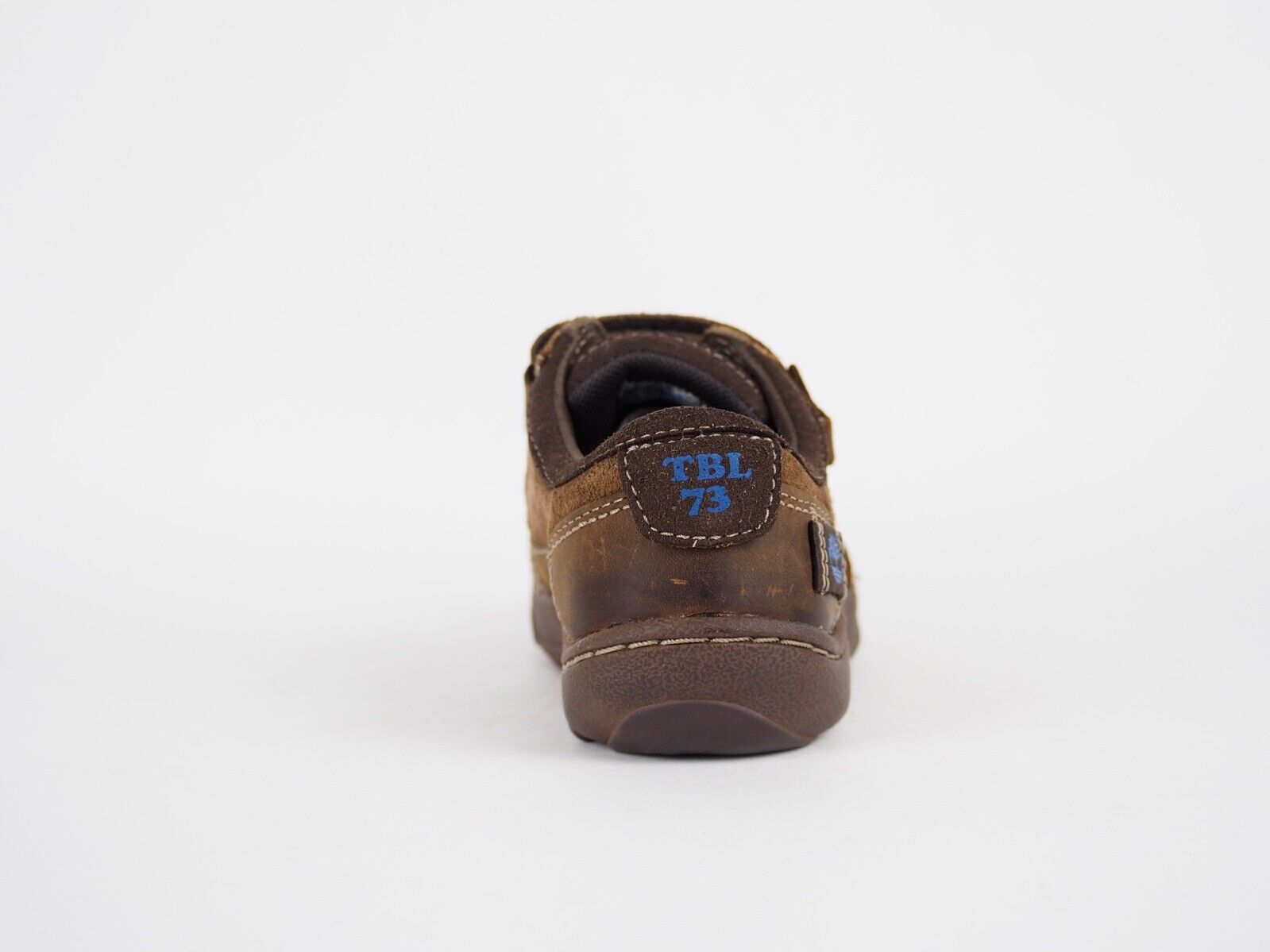 Infants Timberland Crown 31839 Dark Brown Leather 2 Strap Casual Kids Shoes