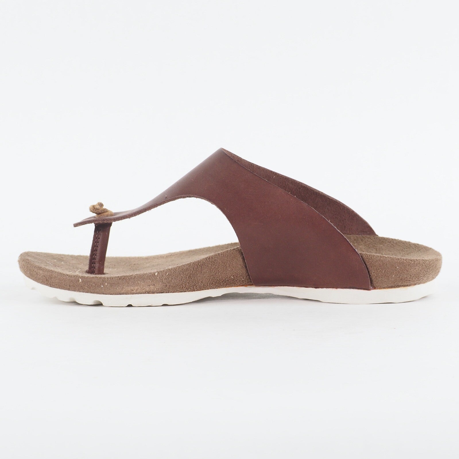 Mens Timberland EK City T Bar 5135R Brown Leather Slip On Casual Summer Sandal