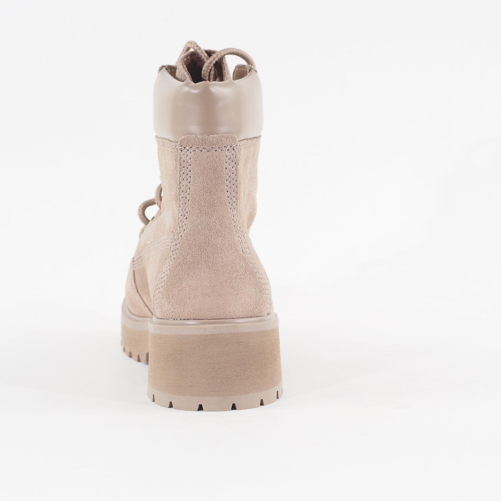 Womens Timberland Carnaby 6 Inch A1SKB Taupe Suede Lace Up Casual Walking Boots