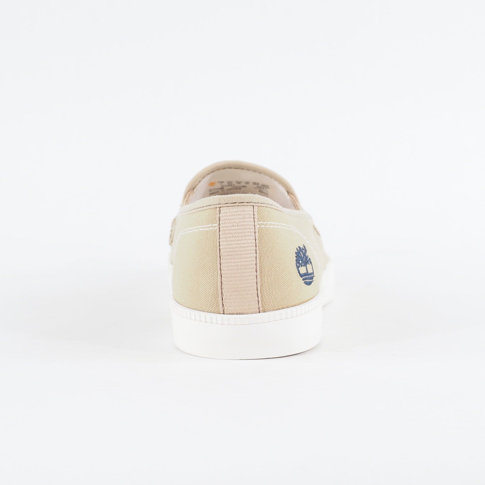 Mens Timberland Newport Bay A1567 Beige Canvas Slip On Casual Shoes