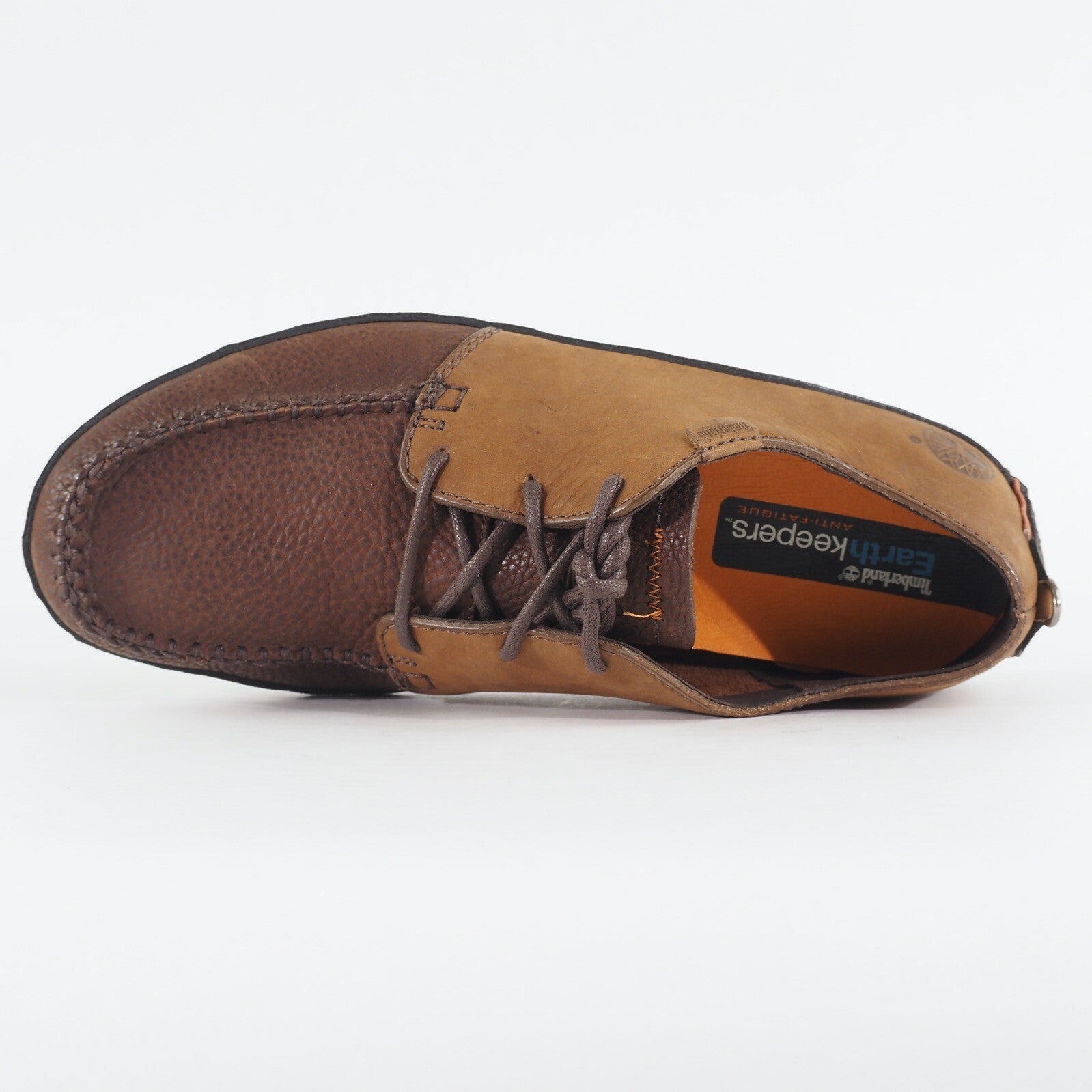 Mens Timberland City Endur Ox 66131 Medium Brown Leather Lace Up Casual Shoes