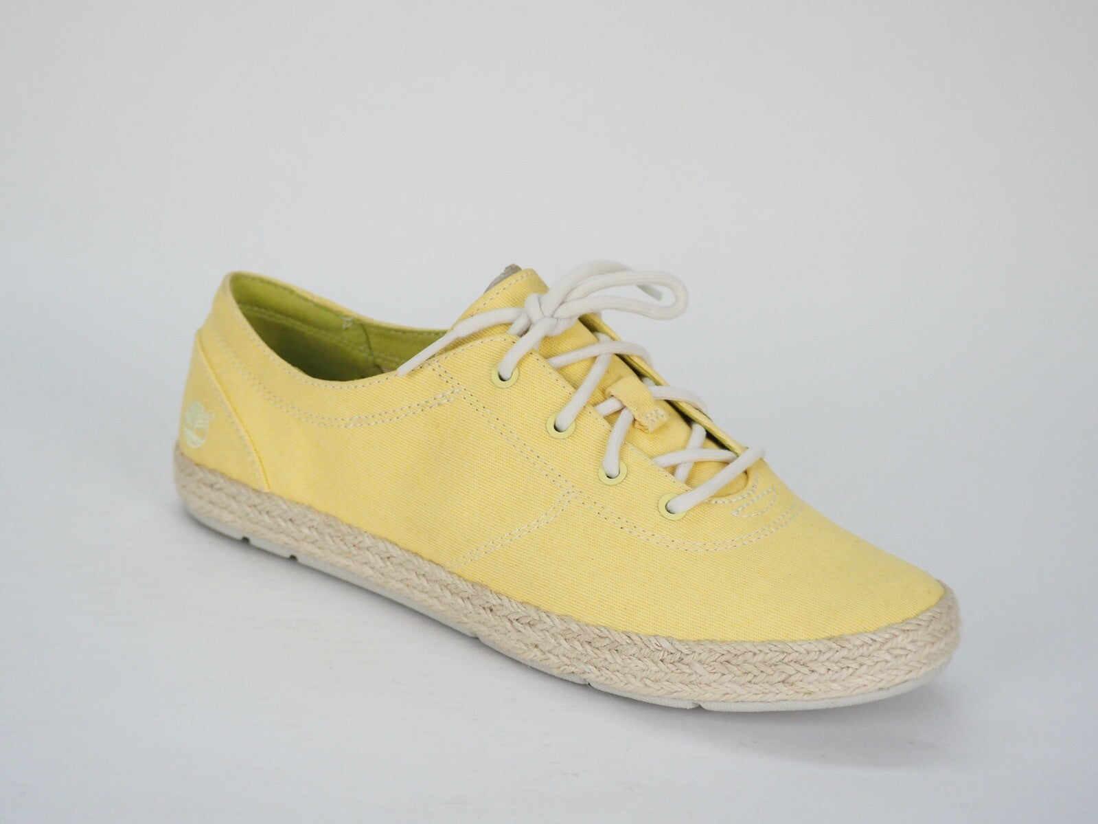 Womens Timberland Cascobay Juteox A1FXB Yellow Light Casual Lace Up Low Trainers