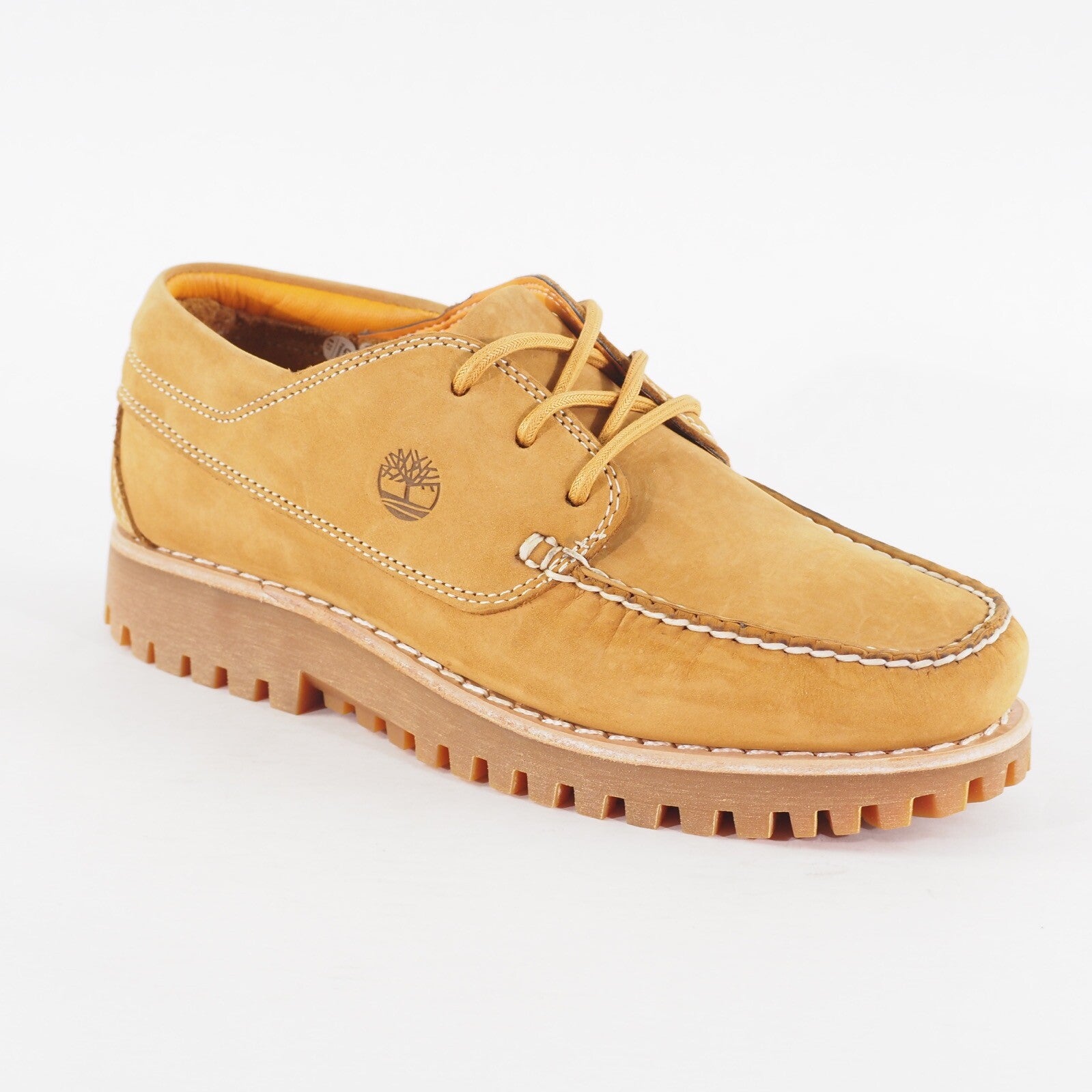 Mens Timberland Jacksons Landing Moc Toe Oxford A2CHY Wheat Nubuck Casual Shoes