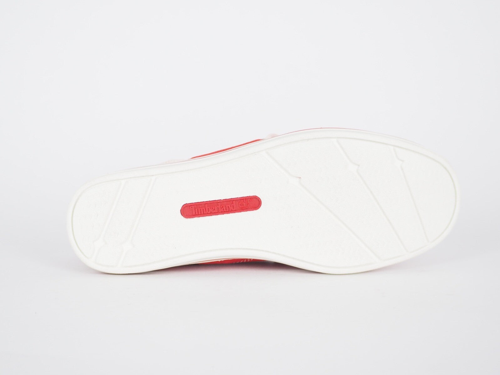 Junior Boys Timberland 7292R Red Suede 1 Eye Deck Boat Shoes