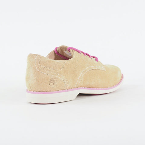 Womens Timberland EK Millway Ox 8817A Tan Leather Lace Up Low Top Casual Shoes
