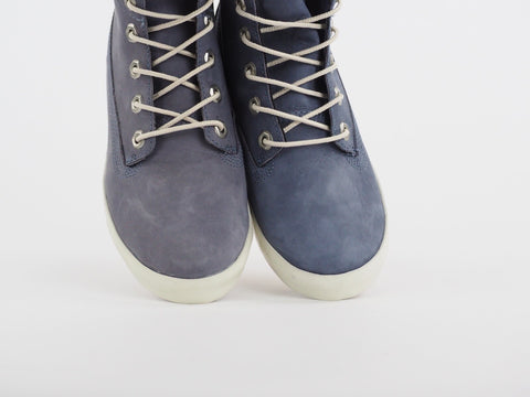 Womens Timberland Earthkeepers 8058B Blue Leather Shoes Lace Up Trainers UK 3.5