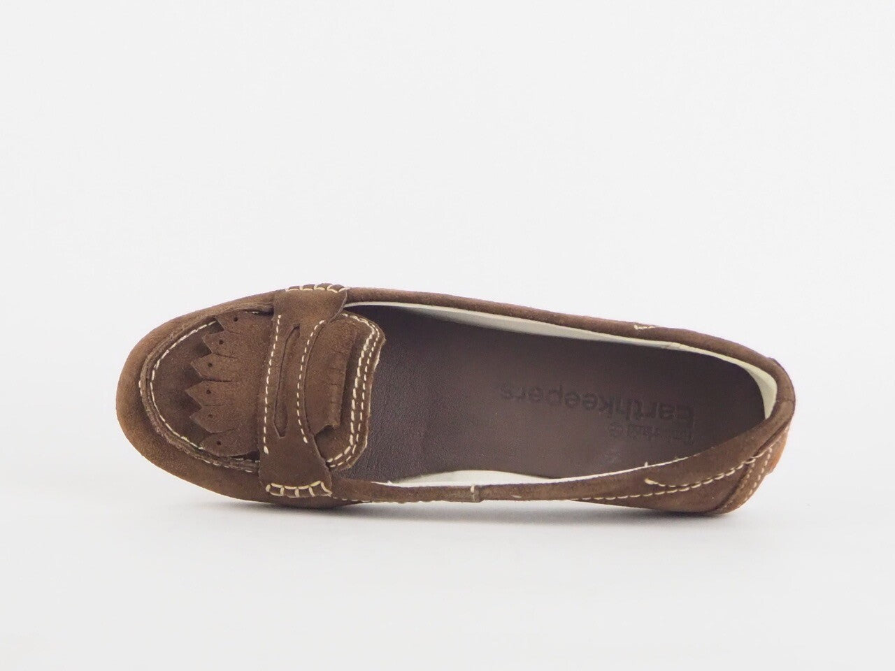 Womens Timberland 3926RW Brown Slips On Flat Leather Ladies Shoes