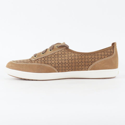 Womens Timberland EK Northport Ox 3966R Medium Brown Leather Lace Casual Shoes