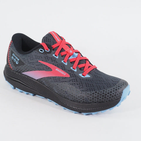 Womens Brooks Divide 3 Black 12036 1B 057 Walking Trail Light Running Trainers