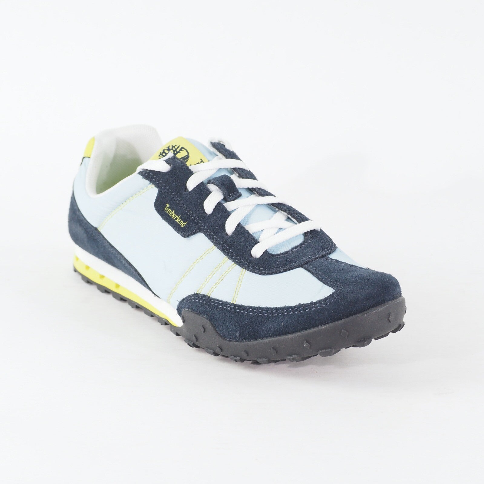 Womens Timberland Greeley 5700A Light Blue / Navy Leather / Fabric Low Trainers