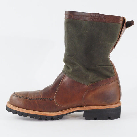 Mens Timberland GYW Tackhead Boot Company 76122 Tan Pull On Strong Leather Boots