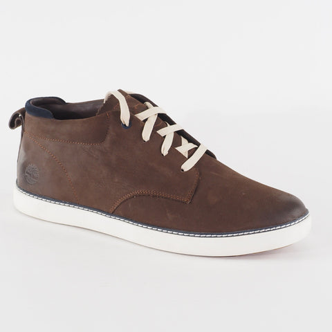 Mens Timberland EK Hudston Brown 2154B Leather Lace Walking Chukka Casual Boots