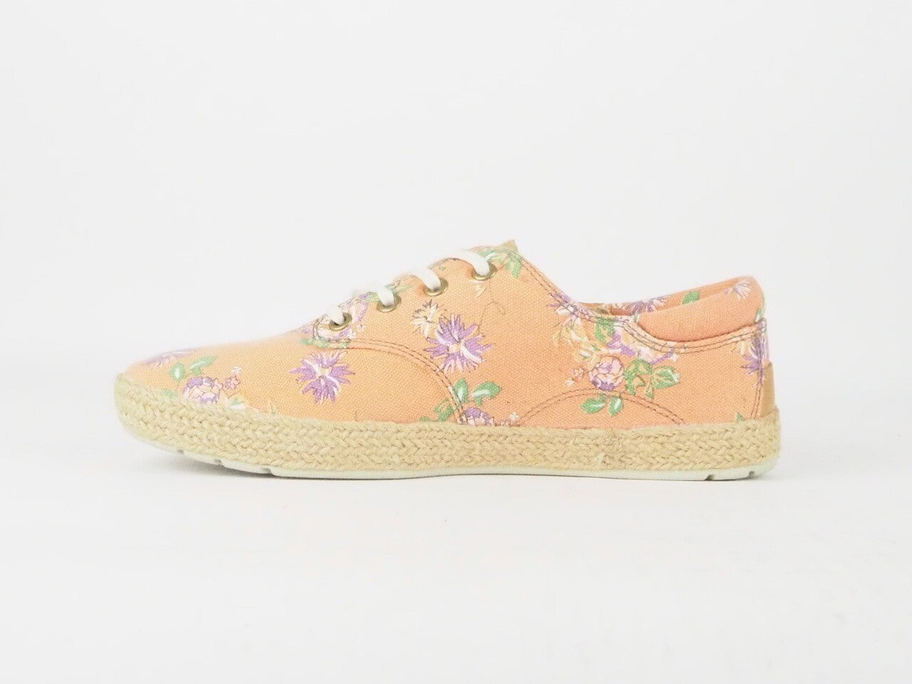 Womens Timberland Casca Bay 8428B Floral Textile Brown Leather Casual Shoes